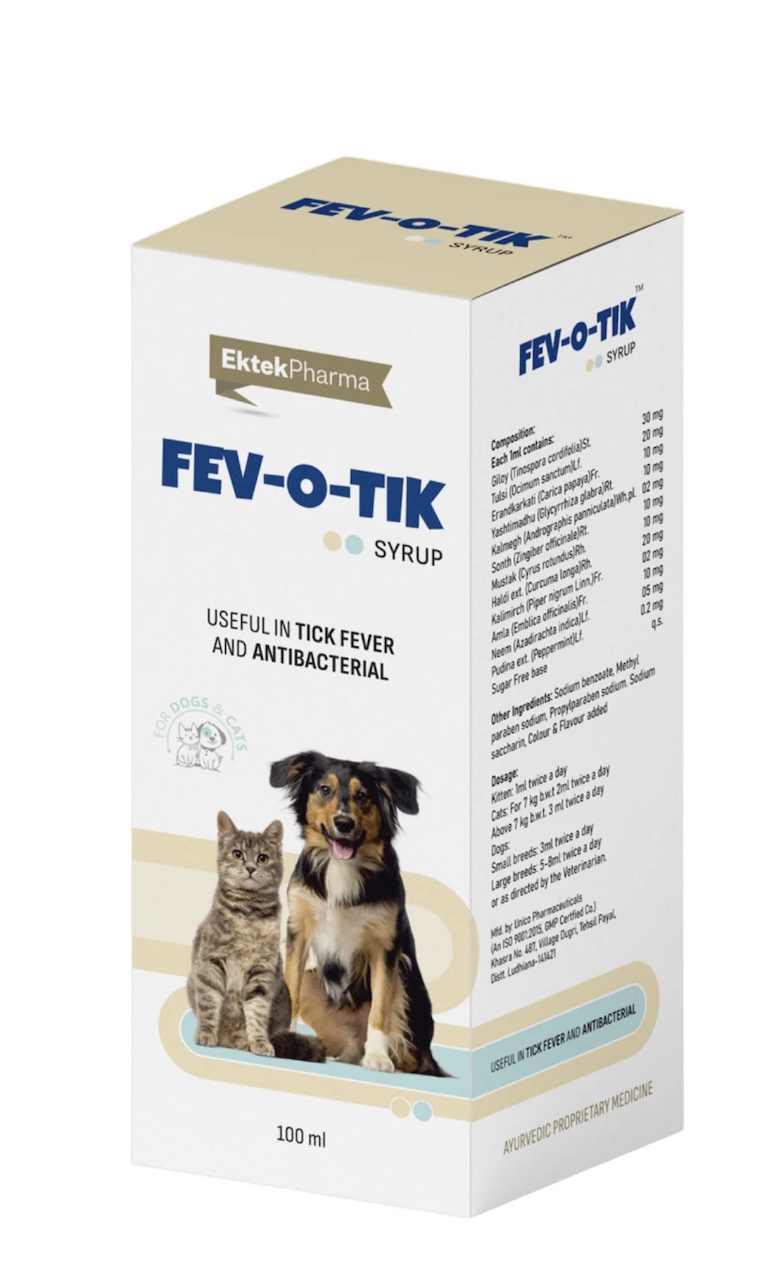 Ektek Pharma Fev O Tik Syrup 100ml