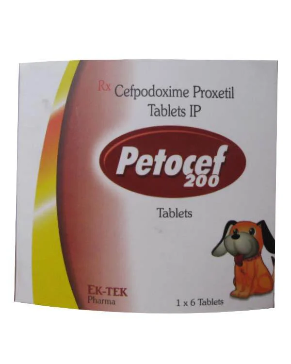 Ektek Pharma Pet O Cef 200mg Tab 10's