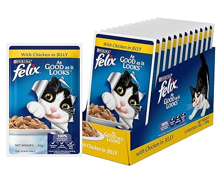 Felix Adult Chicken In Jelly 12Pouches