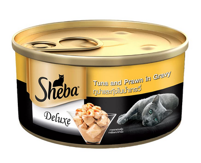 Sheba Delux Tuna & Prawn 85gm