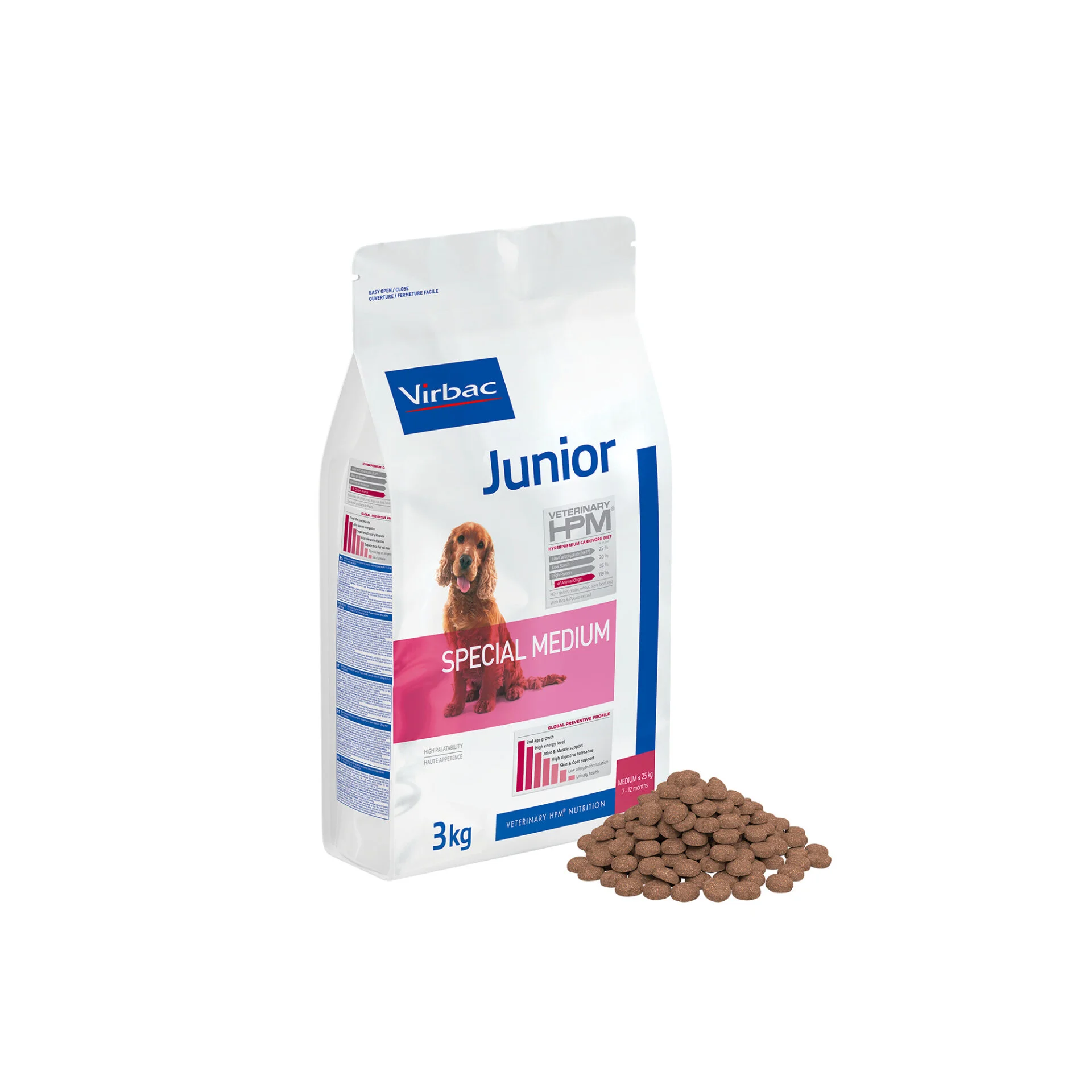 Virbac HPM Junior Dog Medium Special Food