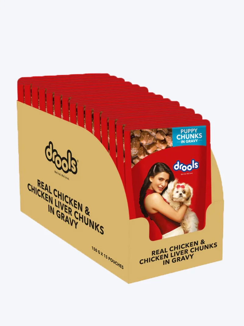 Drools Puppy Chicken Chunks in Gravy
