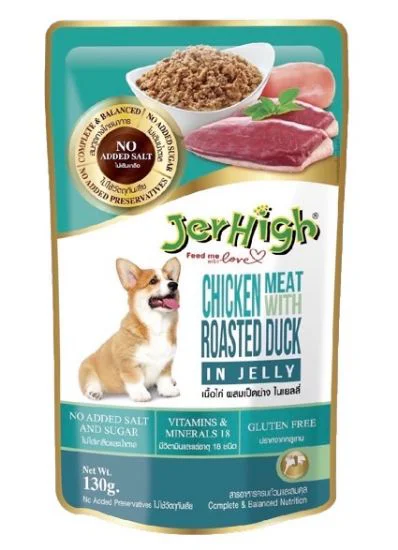 Jerhigh Chicken Meat & Roasted Duck in Jelly