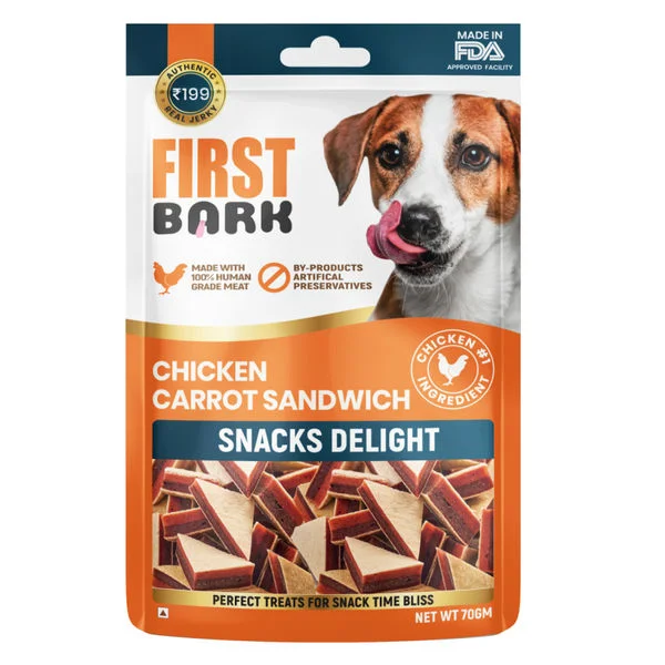 Jerhigh First Bark Chicken & Carrot Sandwich
