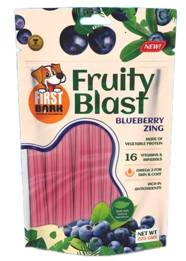 Jerhigh First bark Fruity Blast Blueberry