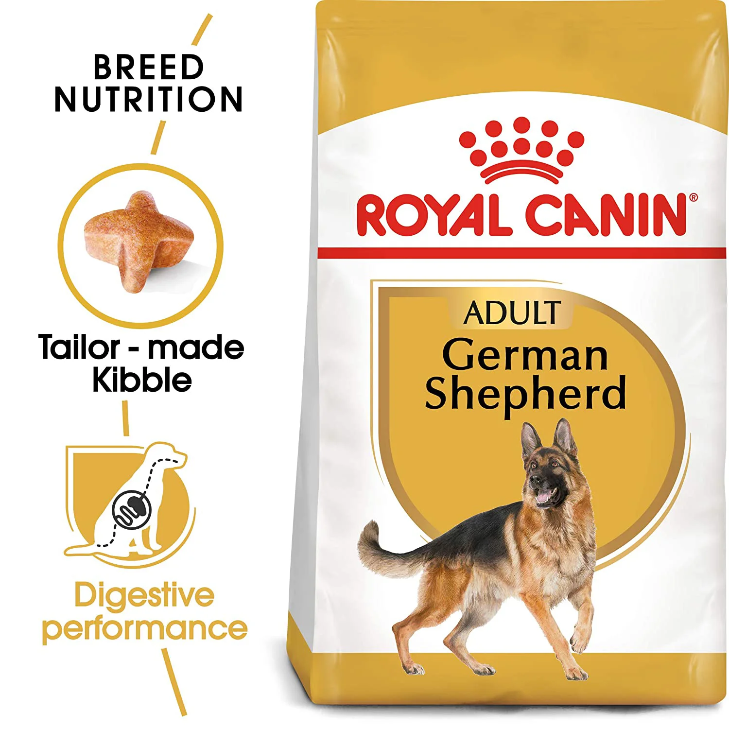 Royal Canin German Shepherd Adult Dry Dog Food - Image 2