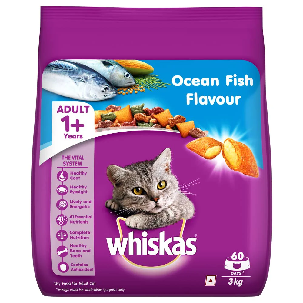 Whiskas Ocean Fish Flavour Cat Dry Food - Image 2