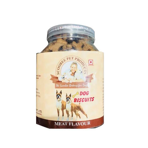 Scoobee Pet Dog Biscuits - Meat Flavour (Jar)